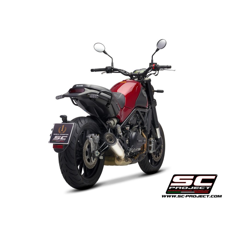 Uitlaatdemper S1 RVS Benelli Leoncino 500 - Trail (17-20)