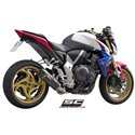 Uitlaatdemper Oval carbon Honda CB1000R (11-17)