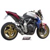 Uitlaatdemper Oval carbon Honda CB1000R (11-17)