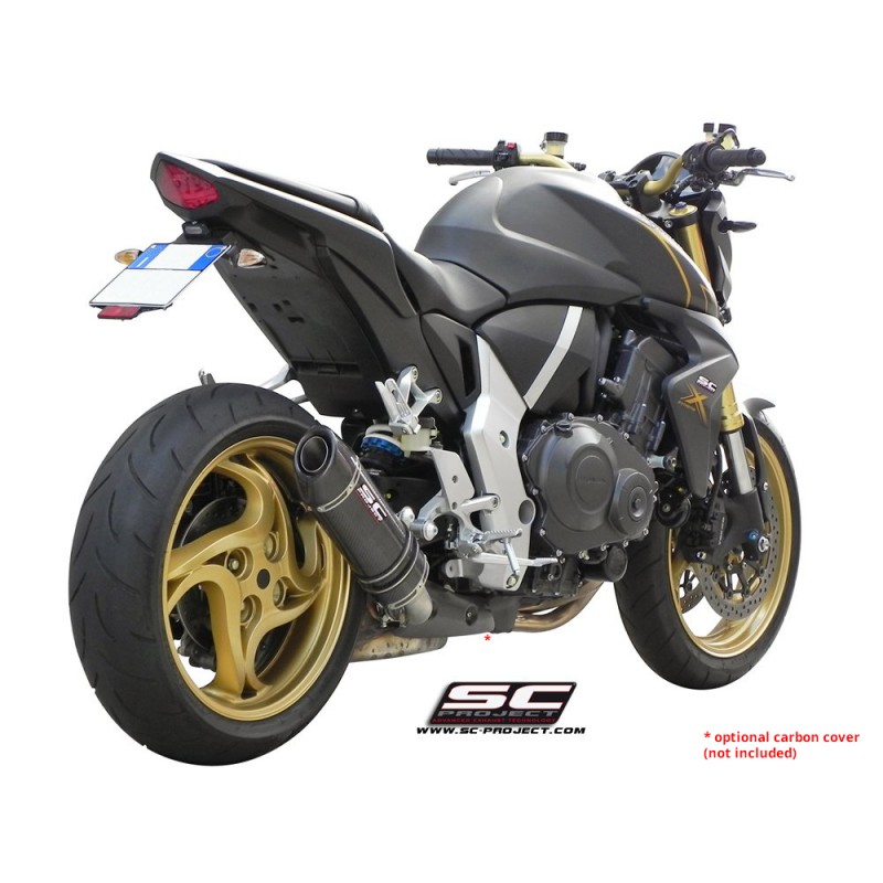 Uitlaatdemper Oval carbon Honda CB1000R (11-17)