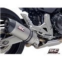 Uitlaatdemper Oval titanium Honda CB600F/CBR600F (07-16)