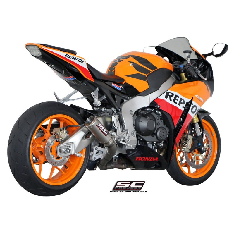 Uitlaatdemper CR-T titanium Honda CBR1000RR (08-13)