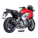 Uitlaatdemper Oval carbon Honda VFR800X (11-20)