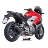 Uitlaatdemper Oval carbon Honda VFR800X (11-20)