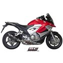 Uitlaatdemper Oval titanium Honda VFR800X (11-20)