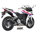 Uitlaatdemper Oval carbon Honda CBR500R (12-16)