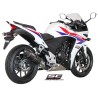 Uitlaatdemper Oval carbon Honda CBR500R (12-16)