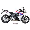 Uitlaatdemper Oval carbon Honda CBR500R (12-16)