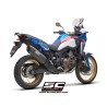 Uitlaatdemper Adventure zwart Honda CRF1000L (16-19)