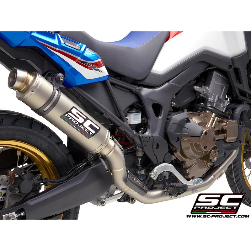 Uitlaatsysteem 2-1 GP titanium Honda CRF1000L (16-19)