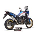 Uitlaatsysteem 2-1 GP titanium Honda CRF1000L (16-19)