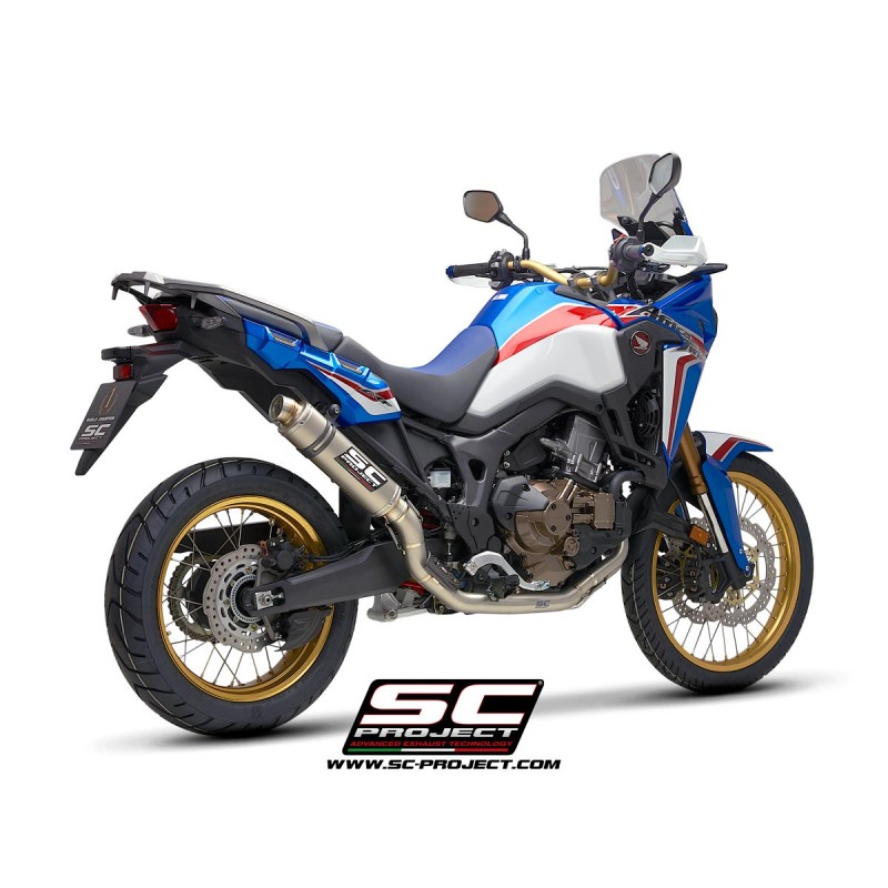 Uitlaatsysteem 2-1 GP titanium Honda CRF1000L (16-19)