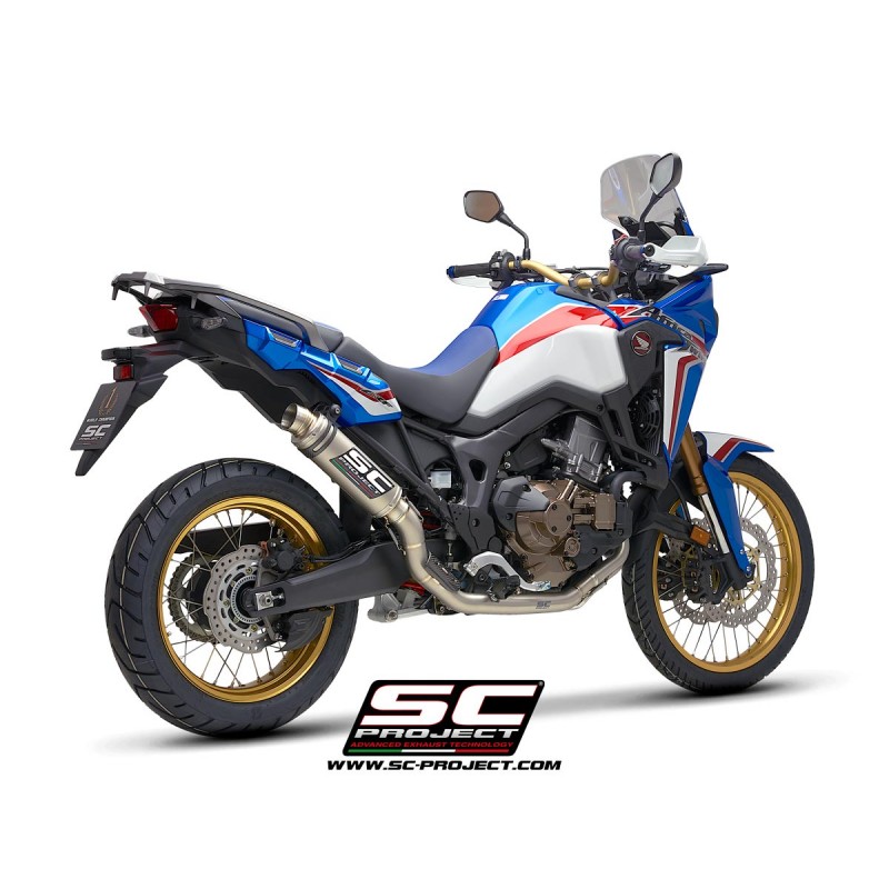 Uitlaatsysteem 2-1 GP65 titanium Honda CRF1000L (16-19)