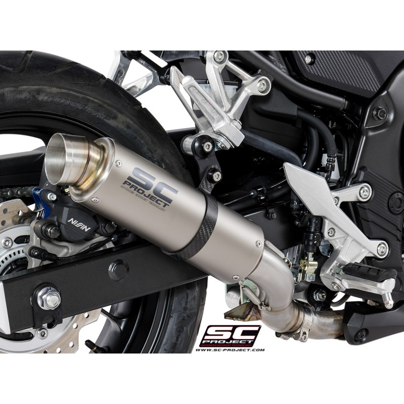 Uitlaatdemper GP-M2 titanium Honda CB500-X-F/CBR500R (17-18)