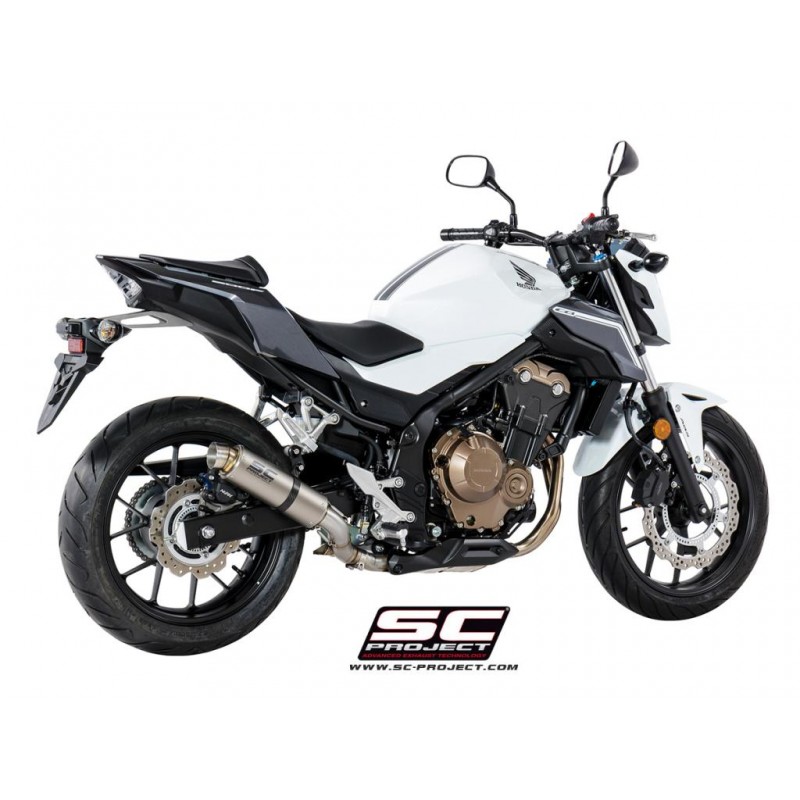 Uitlaatdemper GP-M2 titanium Honda CB500-X-F/CBR500R (17-18)