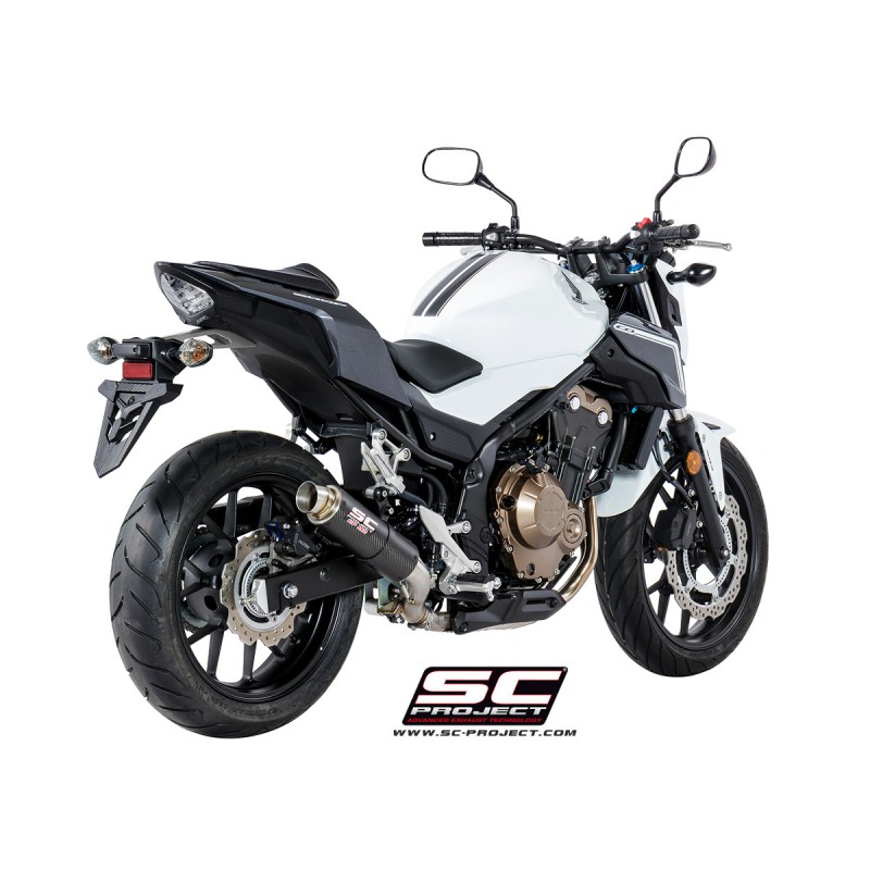 Uitlaatdemper GP-M2 carbon Honda CB500-X-F/CBR500R (17-18)