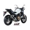 Uitlaatdemper Oval carbon Honda CB500-X-F/CBR500R (17-18)