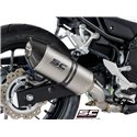 Uitlaatdemper Oval titanium Honda CB500-X-F/CBR500R (17-18)