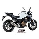 Uitlaatdemper Oval titanium Honda CB500-X-F/CBR500R (17-18)