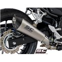 Uitlaatdemper Conical titanium Honda CB500-X-F/CBR500R (17-18)
