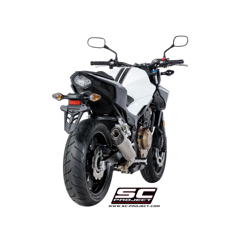 Uitlaatdemper Conical titanium Honda CB500-X-F/CBR500R (17-18)