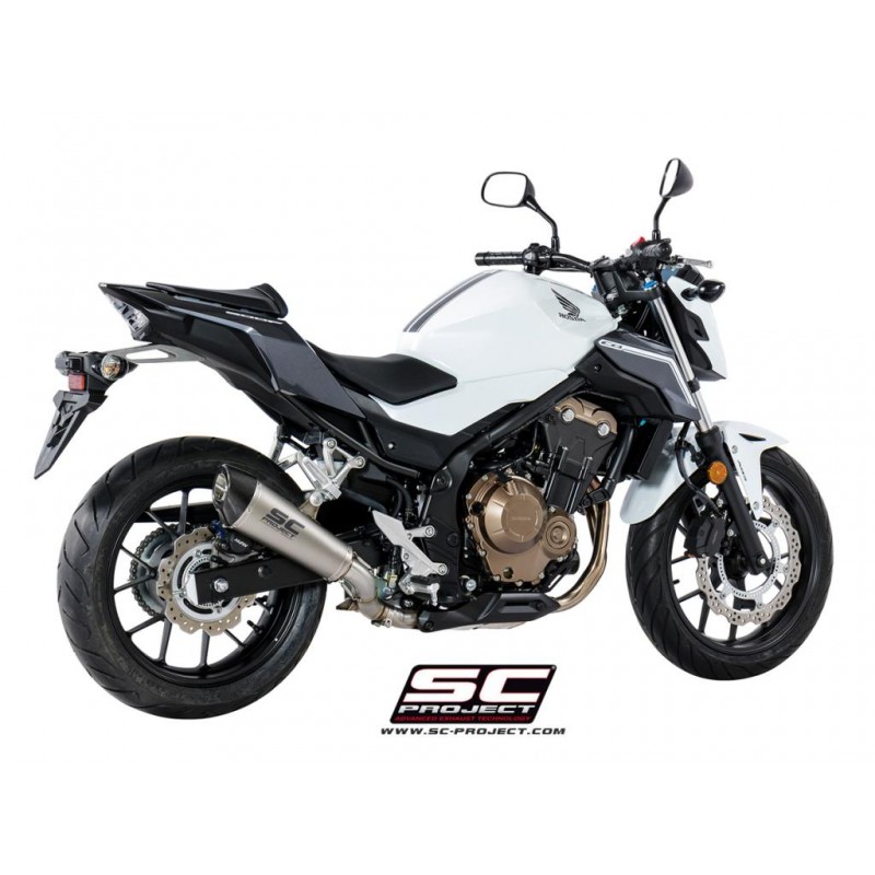 Uitlaatdemper Conical titanium Honda CB500-X-F/CBR500R (17-18)