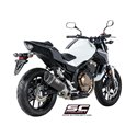 Uitlaatdemper SC1-R carbon Honda CB500-X-F/CBR500R (17-18)