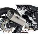 Uitlaatdemper SC1-R titanium Honda CB500-X-F/CBR500R (17-18)