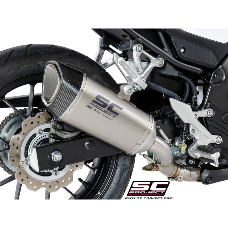 Uitlaatdemper SC1-R titanium Honda CB500-X-F/CBR500R (17-18)