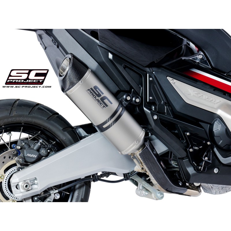 Uitlaatdemper Oval titanium Honda X-ADV750 (17-20)