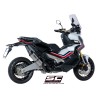 Uitlaatdemper Oval titanium Honda X-ADV750 (17-20)