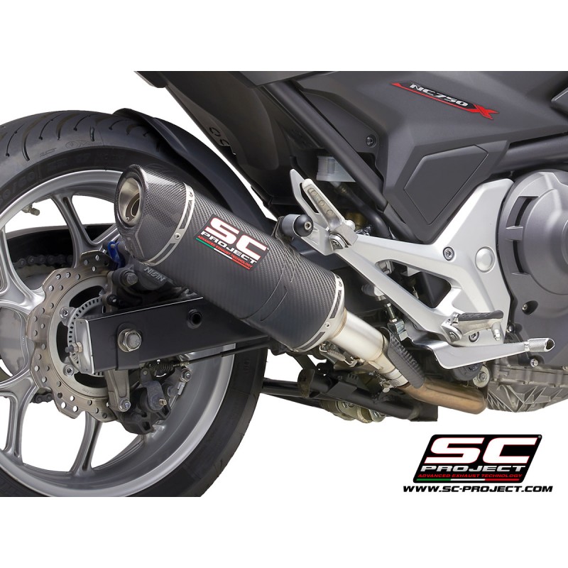 Uitlaatdemper Oval carbon Honda NC750S-X (16-20)