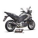 Uitlaatdemper Oval carbon Honda NC750S-X (16-20)