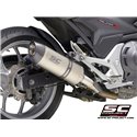 Uitlaatdemper Oval titanium Honda NC750S-X (16-20)