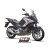 Uitlaatdemper SC1-R titanium Honda NC750S-X (16-20)