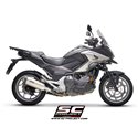 Uitlaatdemper SC1-R titanium Honda NC750S-X (16-20)