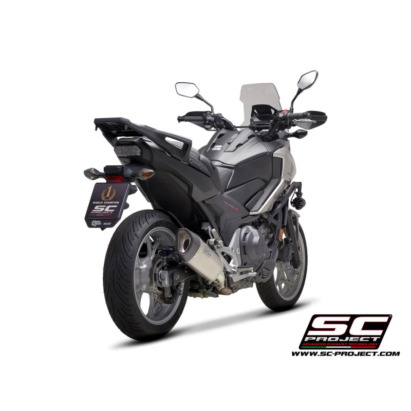 Uitlaatdemper SC1-R titanium Honda NC750S-X (16-20)