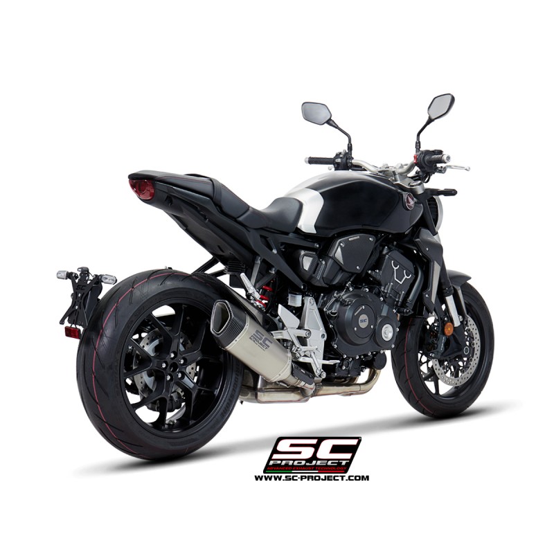 Uitlaatdemper SC1-R titanium Honda CB1000R (18-20)