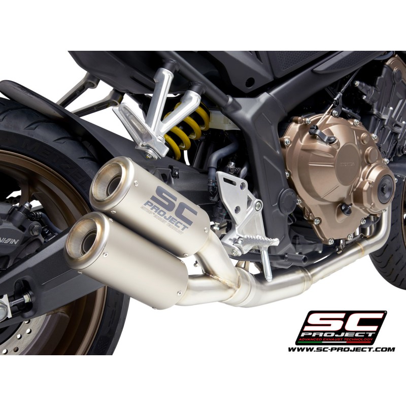 Uitlaatsysteem 4-2-1 CR-T titanium Honda CB650R (19-20)