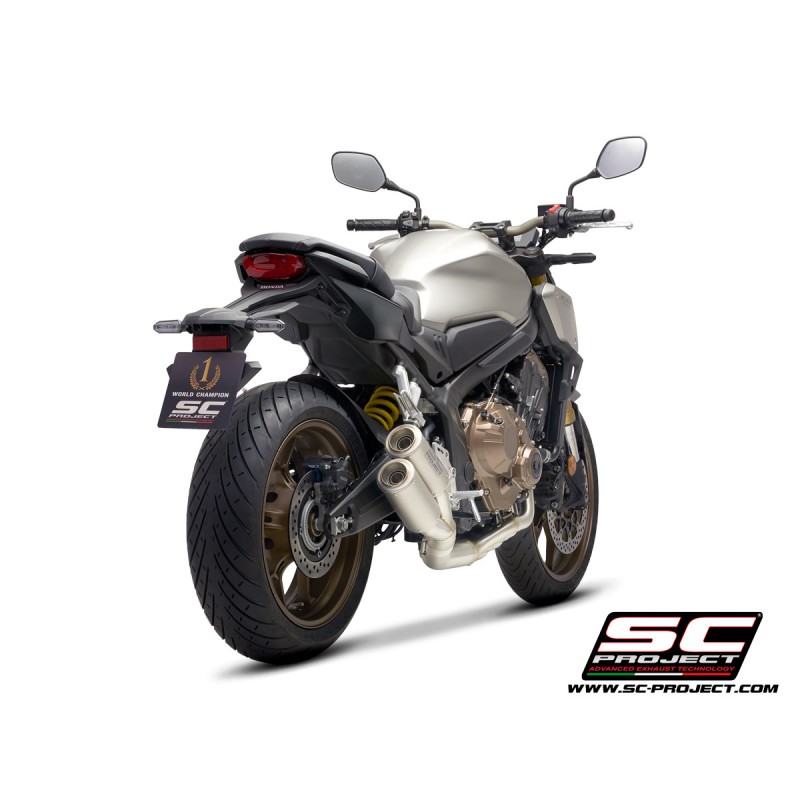 Uitlaatsysteem 4-2-1 CR-T titanium Honda CB650R (19-20)