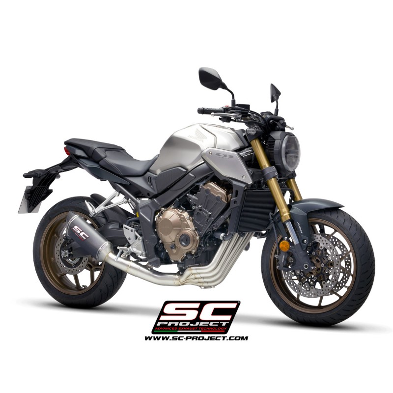 Uitlaatsysteem 4-1 SC1-M carbon Honda CB650R (19-20)