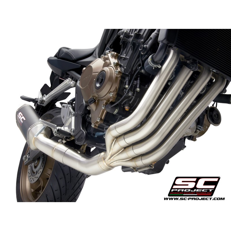 Uitlaatsysteem 4-1 SC1-M titanium Honda CB650R (19-20)