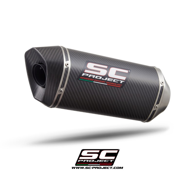 Uitlaatdemper SC1-M carbon Honda CB500-F-X/CBR500R (19-20)