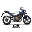 Uitlaatdemper SC1-M carbon Honda CB500-F-X/CBR500R (19-20)