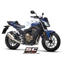 Uitlaatdemper SC1-M carbon Honda CB500-F-X/CBR500R (19-20)