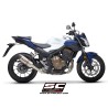 Uitlaatdemper Oval carbon Honda CB500-F-X/CBR500R (19-20)