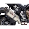 Uitlaatdemper Oval titanium Honda CB500-F-X/CBR500R (19-20)