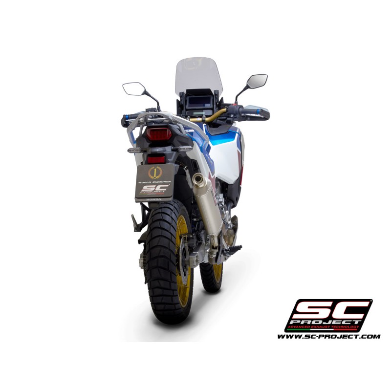 Uitlaatdemper Rally Raid titanium Honda CRF1100L (20)