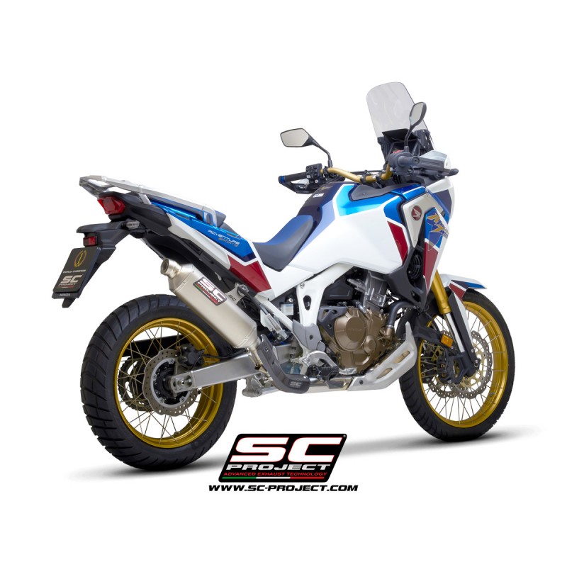 Uitlaatdemper Rally Raid titanium Honda CRF1100L (20)