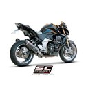 Uitlaatdempers Oval carbon Kawasaki Z1000 (07-09)